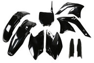 UFO Black w/ Forks Plastic Kit for 06-08 Kawasaki KX250F