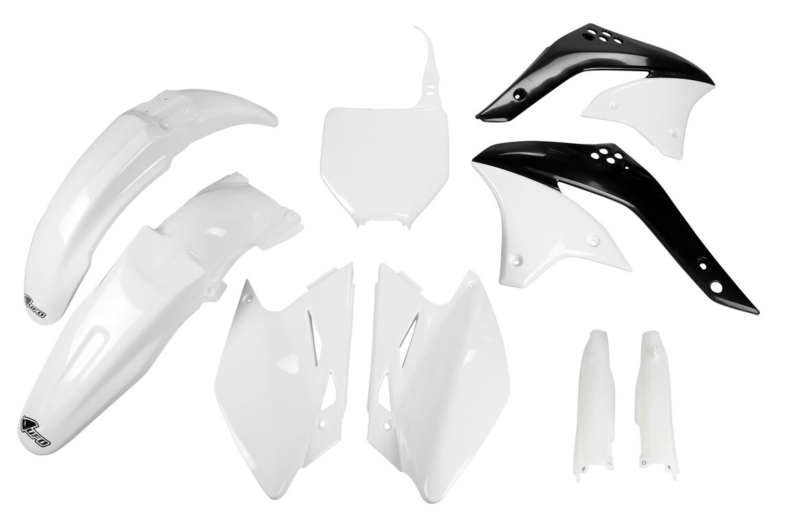 UFO White w/ Forks Plastic Kit for 06-08 Kawasaki KX450F