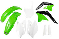 UFO OEM Color w/Forks Plastic Kit for 06-08 Kawasaki KX450F