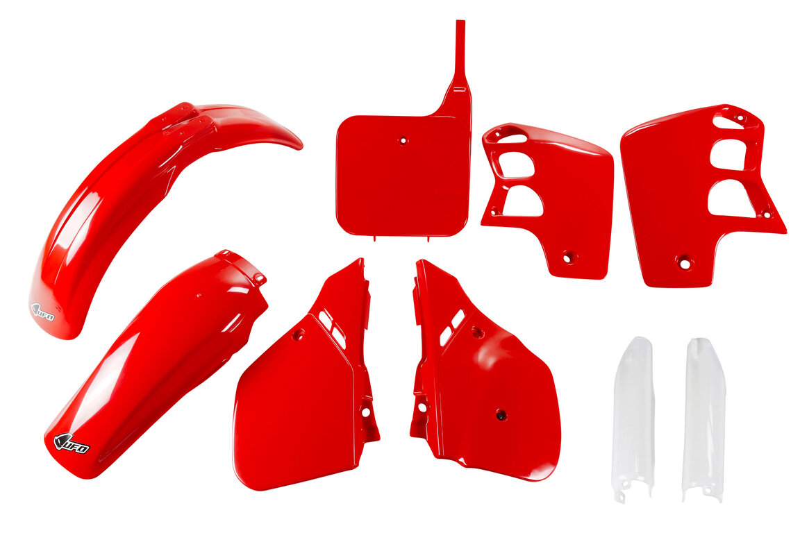 UFO Red w/ Forks Plastic Kit for 90 Honda CR500