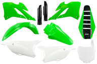 Mix & Match Plastic Kit With Lower Forks & Seat Cover for 22-25 Kawasaki KX112, KX85