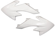 UFO White Radiator Shroud Set for 04-25 Honda CRF50