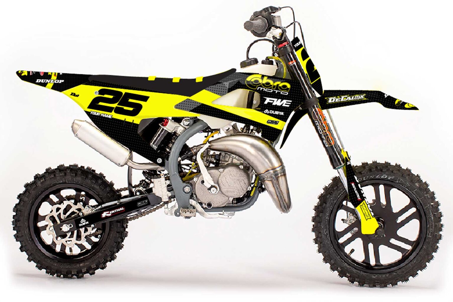 Cobra CX65, CX50, CX5E Dots Design Dirt Bike Graphics Kit