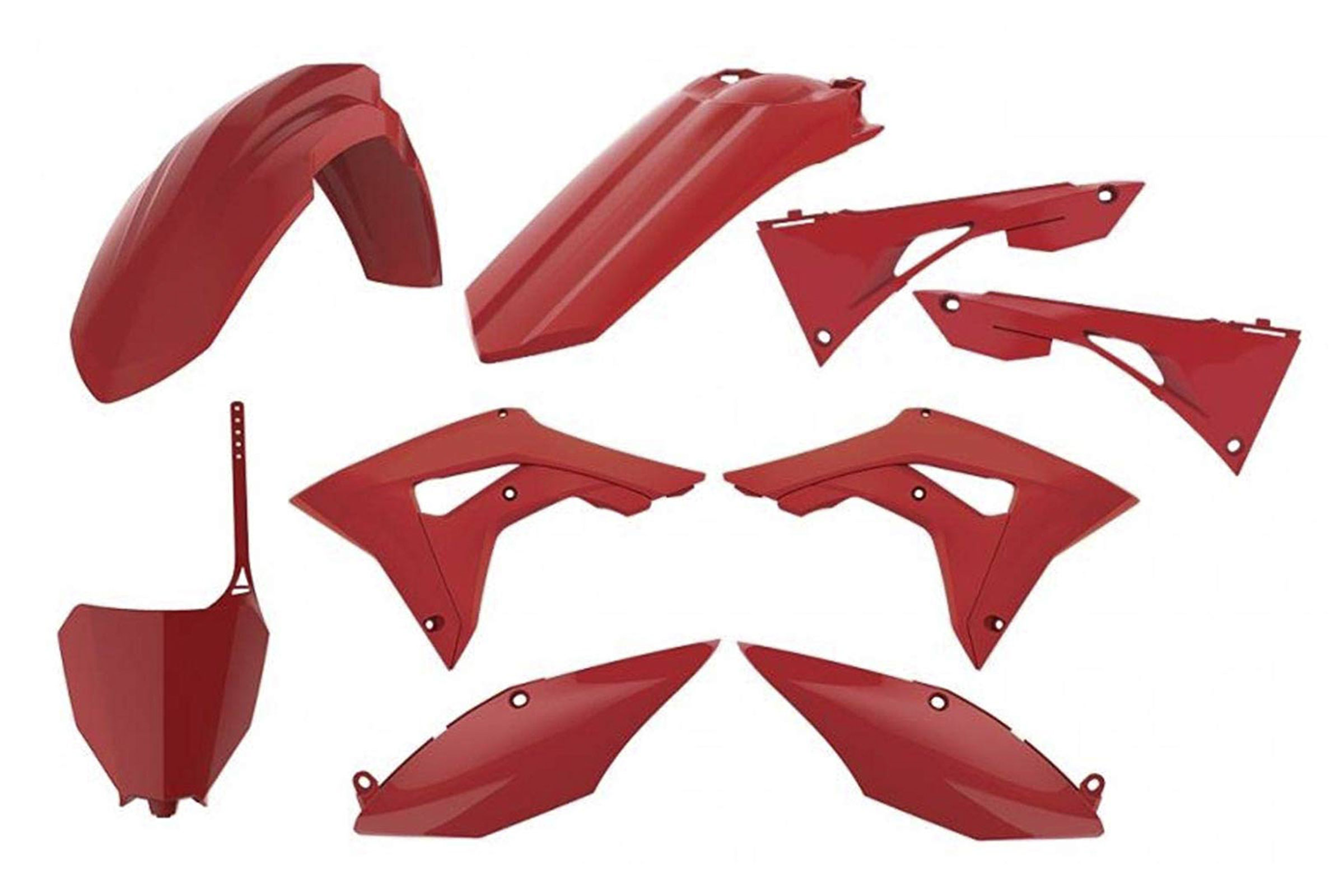 Polisport 6-Piece Replacement Plastic Kit for Honda CRF250R, CRF450R ...